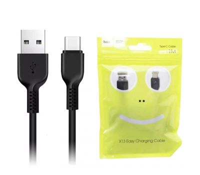 Кабель USB Hoco X13 Easy Charging Type-C 2.4A 1m black