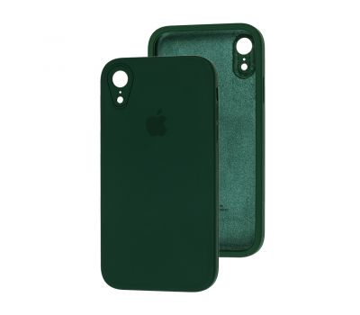 Чохол для iPhone Xr Square Full camera зелений / dark green