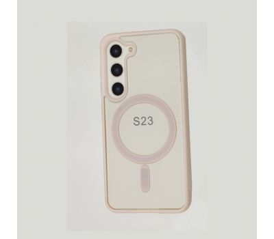 Чохол для Samsung Galaxy S23 (S911) Berlia Color MagSafe pink 3521158