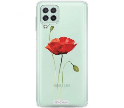 Чохол для Samsung Galaxy A22 (A225) / M32 (M325) MixCase квіти мак