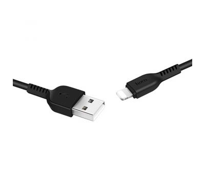 Кабель USB Hoco X13 Easy Charging Lightning 2.4A 1m black 3522190