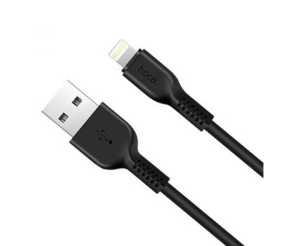 Кабель USB Hoco X13 Easy Charging Lightning 2.4A 1m black 3522191