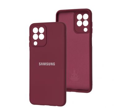 Чохол для Samsung Galaxy M33 (M336) Silicone Full camera marsala