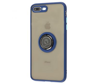 Чохол для iPhone 7 Plus / 8 Plus LikGus Edging Ring синій