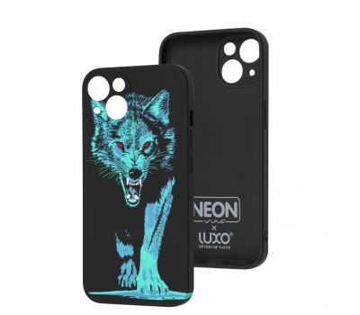 Чохол для iPhone 13 WAVE neon x luxo Wild wolf