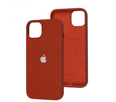 Чохол для iPhone 14 Plus Silicone Full червоний / dark red