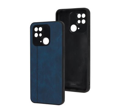 Чохол для Xiaomi Redmi 10C Cosmic Leather blue