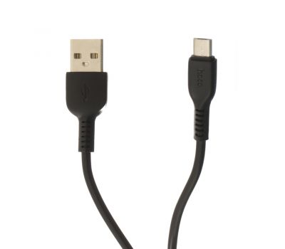 Кабель USB Hoco X13 Easy Charging microUSB 2.4A 1m black 3525987