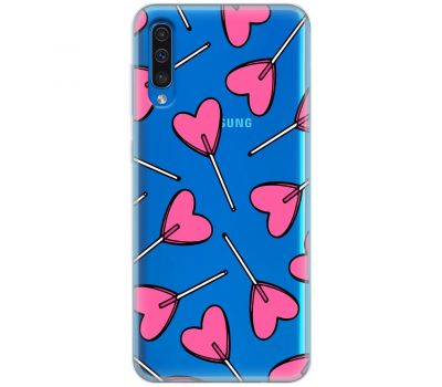 Чохол для Samsung Galaxy A50 / A50S / A30S MixCase день закоханих цукерка сердець