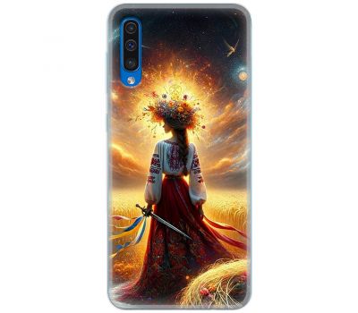 Чохол для Samsung Galaxy A50 / A50s / A30s MixCase патріотичні жінка у вишиванці