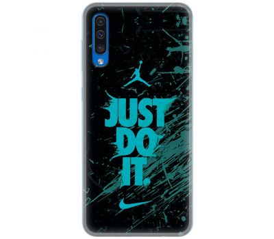 Чохол для Samsung Galaxy A50 / A50s / A30s MixCase логотип лого спорт на чорному