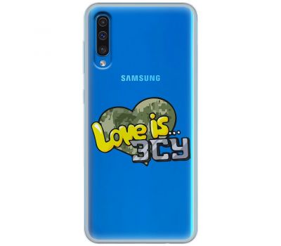 Чохол для Samsung Galaxy A50 / A50s / A30s MixCase патріотичні Love is ЗСУ