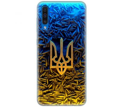 Чохол для Samsung Galaxy A50 / A50s / A30s MixCase патріотичні Тризум серед куль