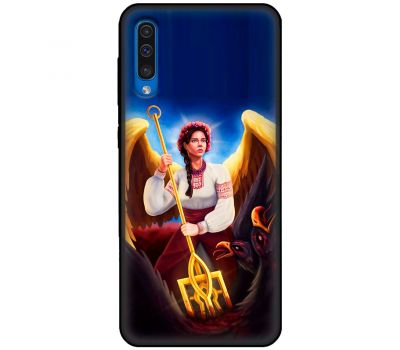 Чохол для Samsung Galaxy A50 / A50s / A30s MixCase патріотичні українка ангел з тризу