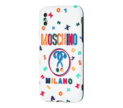 Чохол для iPhone Xs Max VIP Print moschino білий