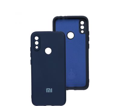 Чохол для Xiaomi Redmi Note 7 / 7 Pro Silicone Full camera midnight blue