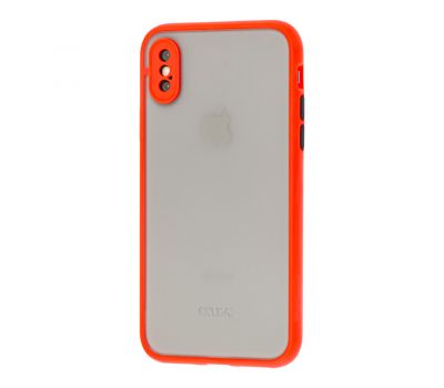 Чохол для iPhone X / Xs LikGus Totu camera protect червоний