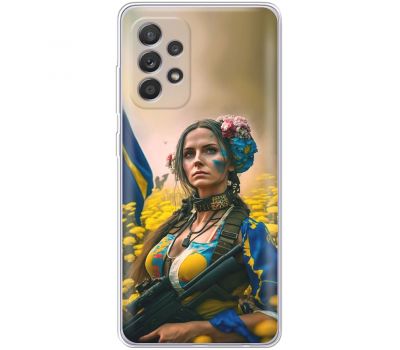 Чохол для Samsung Galaxy A52 MixCase патріотичні ніжна Українка