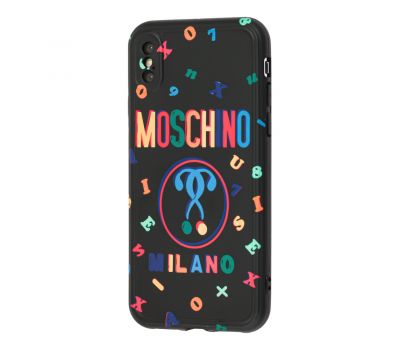 Чохол для iPhone Xs Max VIP Print moschino чорний