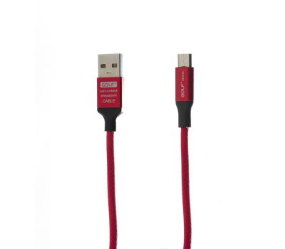 Кабель USB Golf GC-52m microUSB 2.4A (1m) красный