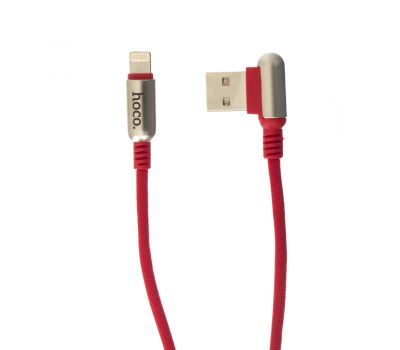 Кабель USB Hoco U17 Capsule Lightning Cable 1.2 м красный