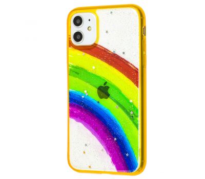 Чохол для iPhone 11 Colorful Rainbow помаранчевий