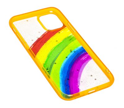 Чохол для iPhone 11 Colorful Rainbow помаранчевий 3531286