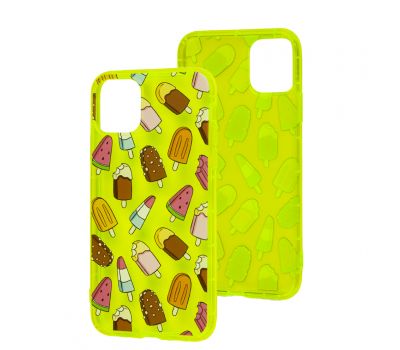 Чохол для iPhone 11 Pro Max Summer Time yellow / ice cream