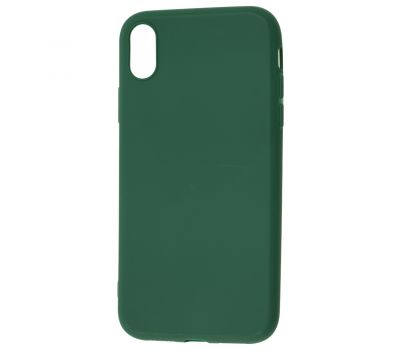 Чохол для iPhone Xr Candy зелений / forest green