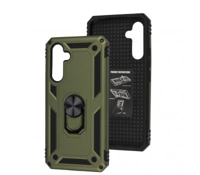 Чохол для Samsung Galaxy A54 (A546) Serge Ring ударостійкий army green