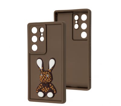 Чохол для Samsung Galaxy S24 Ultra Pretty Things brown / rabbit