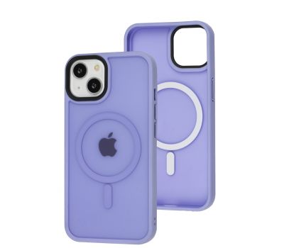 Чохол для iPhone 13 WAVE Matte Insane MagSafe light purple