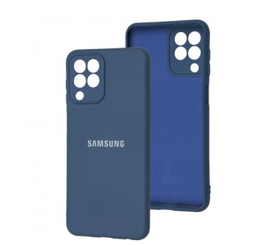 Чохол для Samsung Galaxy M33 (M336) Silicone Full camera navy blue