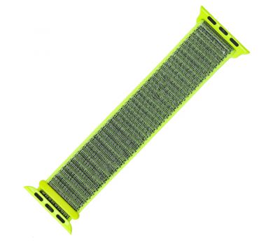 Ремінець для Apple Watch Nylon Loop 38mm/40mm салатовий