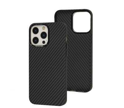 Чохол для iPhone 14 Pro Max Berlia Kevlar Metal black