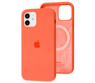 Чохол для iPhone 12 / 12 Pro MagSafe Silicone Full Size pink citrus