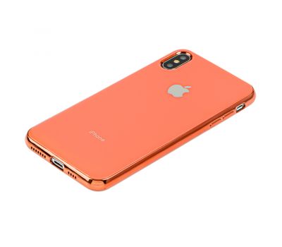 Чохол для iPhone Xs Max Silicone рожевий 3537535