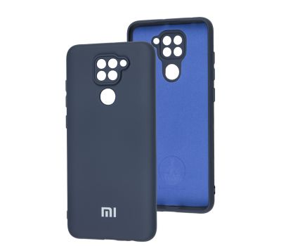 Чохол для Xiaomi Redmi Note 9 Silicone Full camera midnight blue