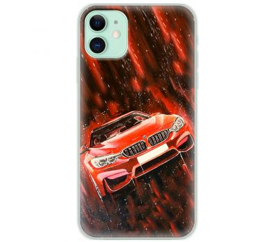 Чохол для iPhone 11 MixCase авто бмв червона