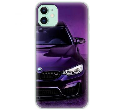 Чохол для iPhone 11 MixCase авто бмв фіолетовий