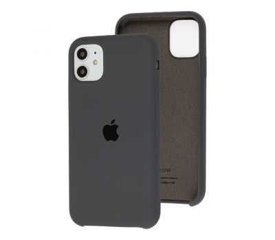 Чохол Silicone для iPhone 11 case dark gray