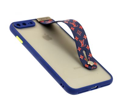 Чохол для iPhone 7 Plus / 8 Plus WristBand LV синій / червоний 3539833