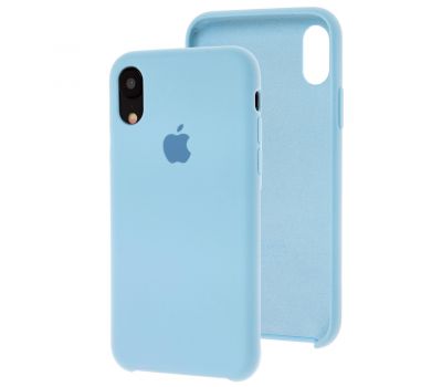 Чохол silicone case для iPhone Xr блакитний / lilac blue