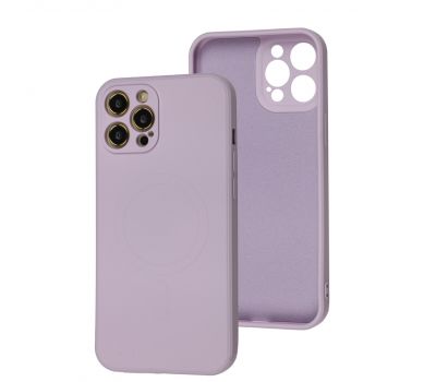 Чохол для iPhone 12 Pro Max Wave colorful MagSafe black currant