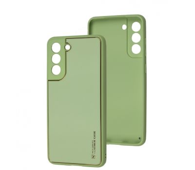 Чохол для Samsung Galaxy S21 FE (G990) Leather Xshield pistachio