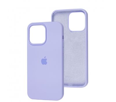 Чохол для iPhone 14 Pro Max Square Full silicone elegant purple