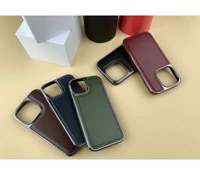 Чохол для iPhone 14 Pro Puloka leather Lux red 3544228