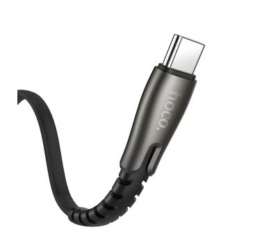 Кабель USB Hoco U58 Core Type-C 3A 1.2m black 3544391