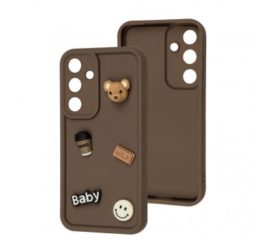 Чохол для Samsung Galaxy S24+ Pretty Things brown / bear