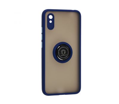 Чохол для Xiaomi Redmi 9A LikGus Edging Ring синій